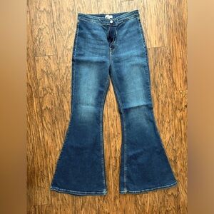 Bell bottom flare denim jeans, Sz: 29